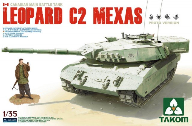 Canadian MBT Leopard C2  MEXAS von Takom