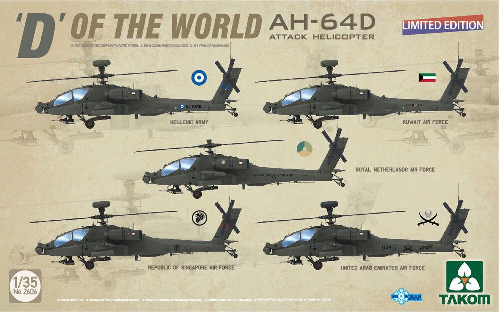 D´ Of The World AH-64D Attack Helicopter - Limited Edition von Takom