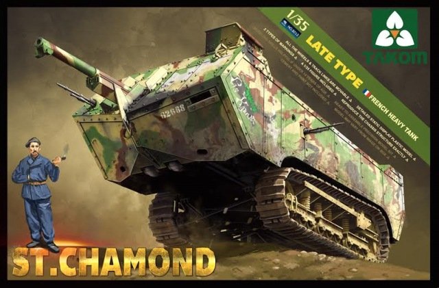French Heavy Tank St.Chamond Late French Heavy Tank St.Chamond Late von Takom