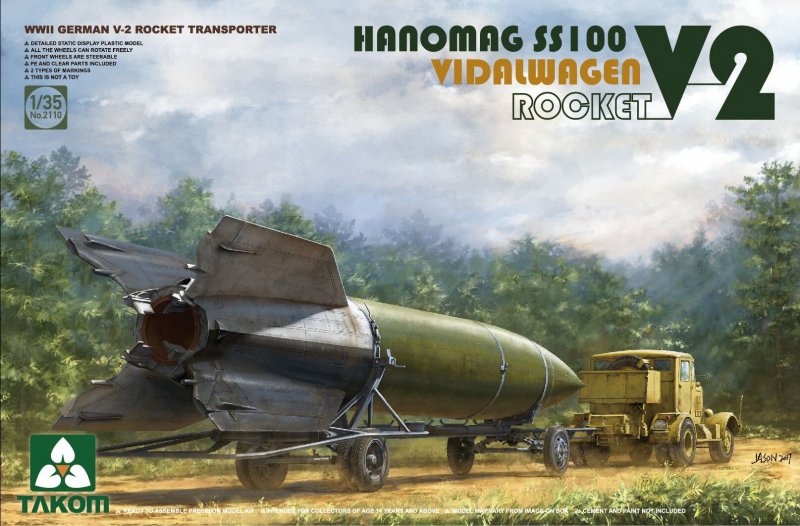 Hanomag SS100 V-2 Rocket Transporter von Takom