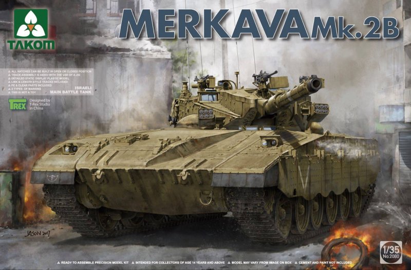 Israeli Main Battle Tank Merkava Mk.2b Israeli Main Battle Tank Merkava Mk.2b von Takom