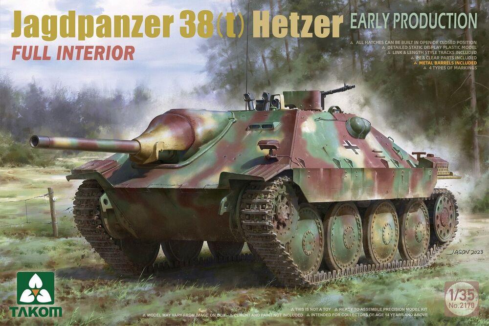 Jagdpanzer 38(t) Hetzer - Early Production with full Interior von Takom