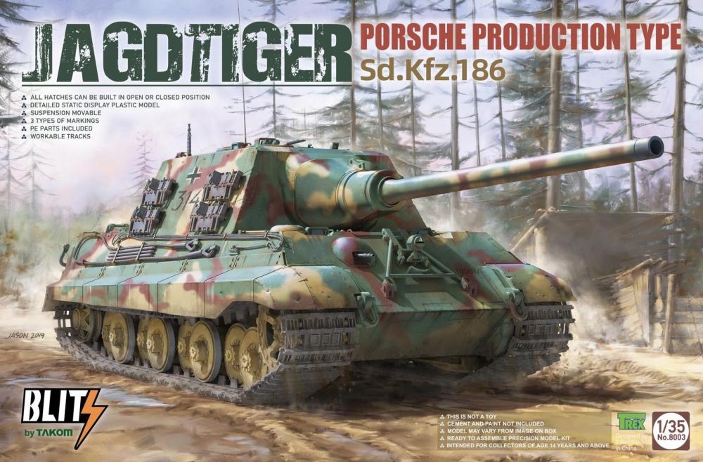 Jagdtiger Porsche Production Type Sd.Kfz.186 von Takom
