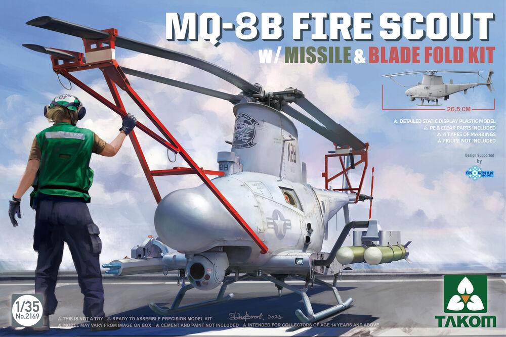 MQ-8B Fire Scout w/Missile & Blade Fold Kit von Takom