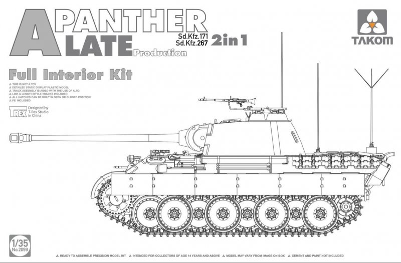 Panther A - Sd.Kfz 267 - Late Production von Takom