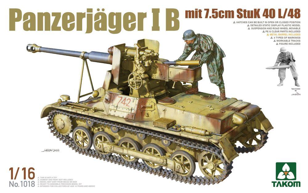 Panzerjäger I B mit 7,5cm StuK 40 L/48 von Takom