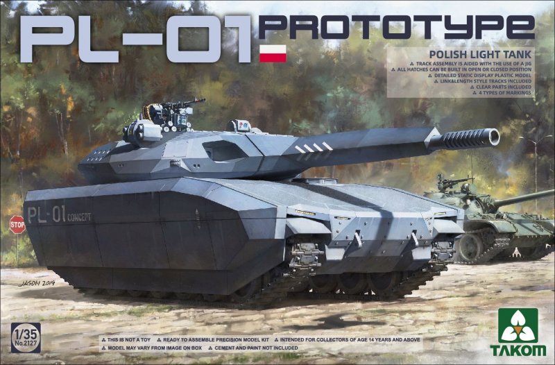 Polish PL-01 Prototype light tank von Takom