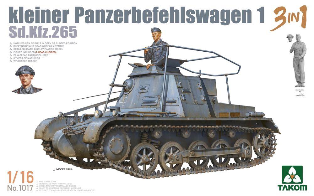 Sd.Kfz.265 Kleiner Panzerbefehlswagen 1 (3 in 1) von Takom