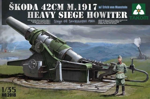Skoda 42cm M.1917 Heavy Siege Howitzer von Takom