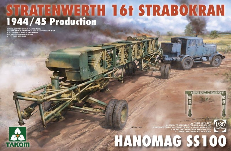 Stratenwerth 16t Strabokran & Hanomag SS100 (1944/45) von Takom