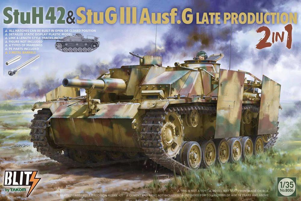 StuH 42 & StuG III Ausf.G Late Prodution (2 in 1) von Takom