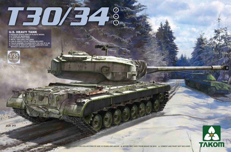 U.S. Heavy Tank T30/34 2 in 1 U.S. Heavy Tank T30/34 2 in 1 von Takom