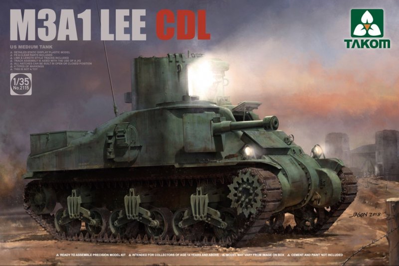 US Medium Tank M3A1 LEE CDL von Takom