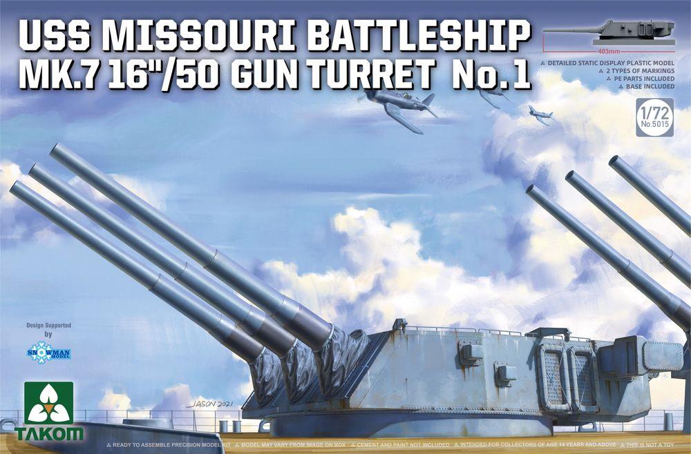 USS Missouri Batleship - MK.7 16´´/50 Gun Turret No.1 von Takom