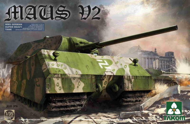 WWII German Super Heavy Tank Maus V2 WWII German Super Heavy Tank Maus V2 von Takom