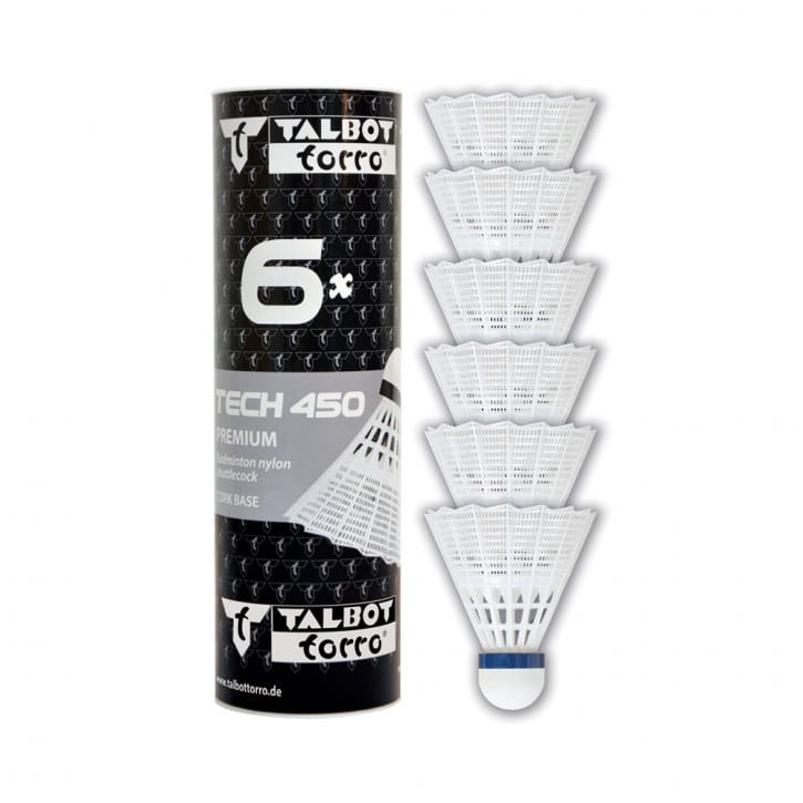 Talbot Torro Tech 450 - Premium Nylonfederball - blau mittel Talbot Torro Tech 450 - Premium Nylonfederball - blau mittel von Talbot Torro