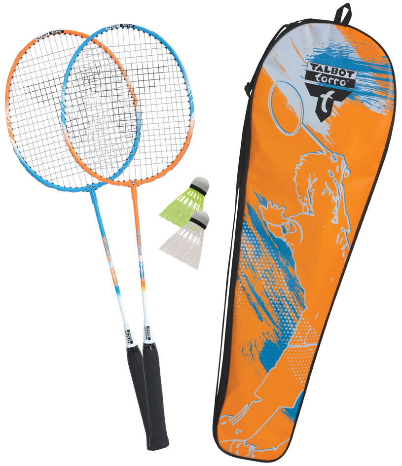 TALBOT torro Badminton-Set , 2 Attacker, TALBOT torro Badminton-Set , 2 Attacker, von Talbot torro