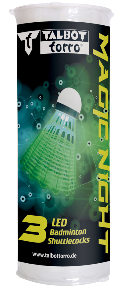 TALBOT torro Badmintonball , Magic Night LED, TALBOT torro Badmintonball , Magic Night LED, von Talbot torro
