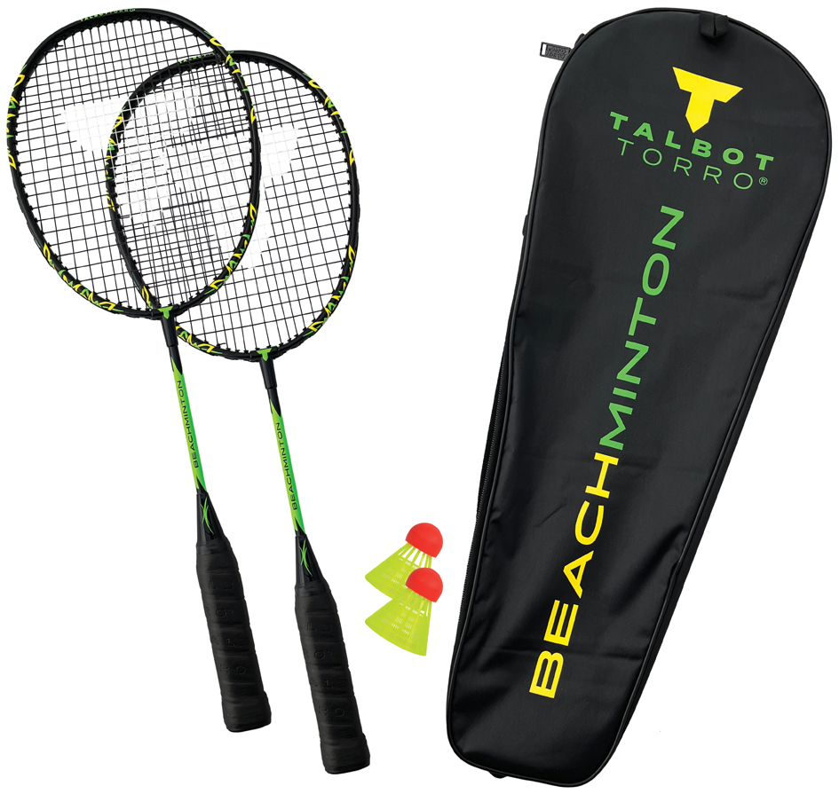 TALBOT torro Beachminton Set, Farbe: schwarz-neongrün TALBOT torro Beachminton Set, Farbe: schwarz-neongrün von Talbot torro