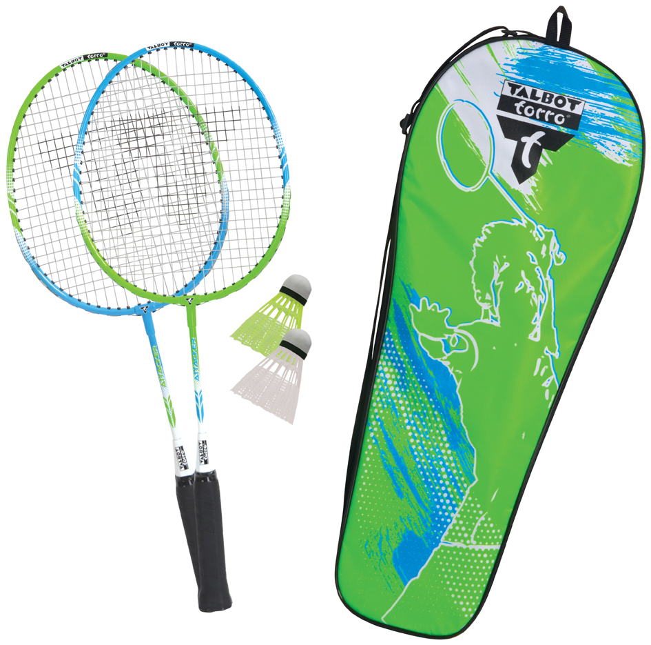 TALBOT torro Kinder-Badminton-Set , 2 Attacker Junior, TALBOT torro Kinder-Badminton-Set , 2 Attacker Junior, von Talbot torro
