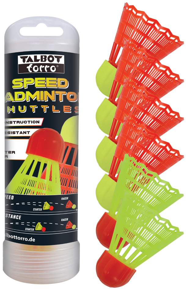 TALBOT torro Speed Badminton Shuttles/Bälle, 6er Pack TALBOT torro Speed Badminton Shuttles/Bälle, 6er Pack von Talbot torro