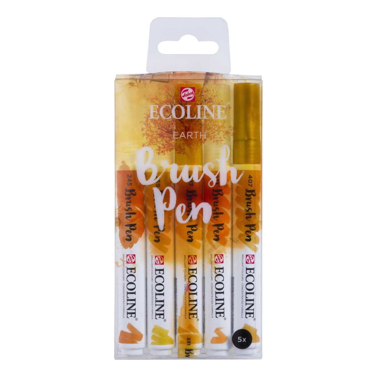 Talens ECOLINE® Brush-Pens Braun 1.0 - 3.0 mm von Talens ECOLINE®