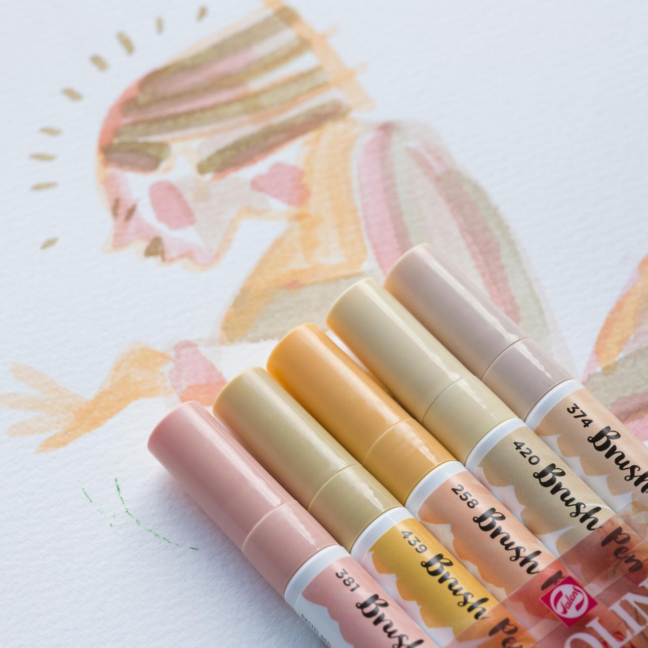 Talens ECOLINE® Brush-Pens Rosa 1.0 - 3.0 mm von Talens ECOLINE®