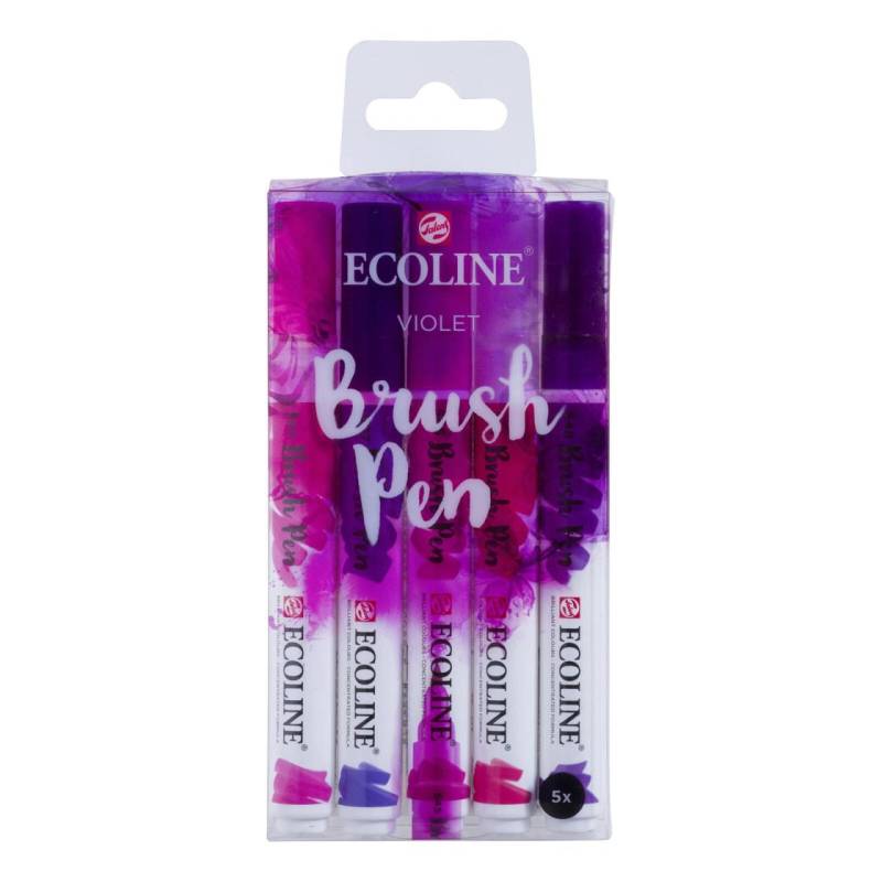 Talens ECOLINE® Brush-Pens Lila 1.0 - 3.0 mm von Talens ECOLINE®