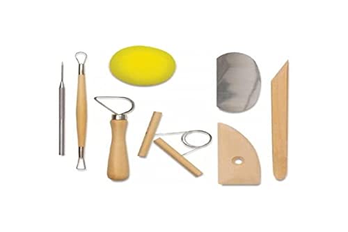 TALENS Pootery Tool Set mit 8 Teilen TALENS Pootery Tool Set mit 8 Teilen von Talens