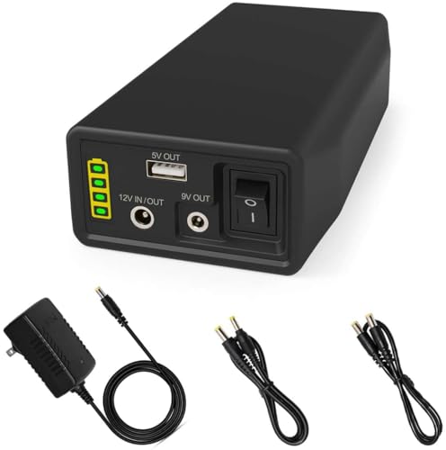 TalentCell Powerbank, LiFePO4 Akku, 12/9/5V Lithium-Eisen-Phosphat-Batterie, wiederaufladbar, 12.8V 6000mAh 76.8 Wh, mit Ladegerät, für LED-Leuchtstreifen, CCTV-Kameras, etc, Schwarz TalentCell Powerbank, LiFePO4 Akku, 12/9/5V Lithium-Eisen-Phosphat-Batterie, wiederaufladbar, 12.8V 6000mAh 76.8 Wh, mit Ladegerät, für LED-Leuchtstreifen, CCTV-Kameras, etc, Schwarz von TalentCell