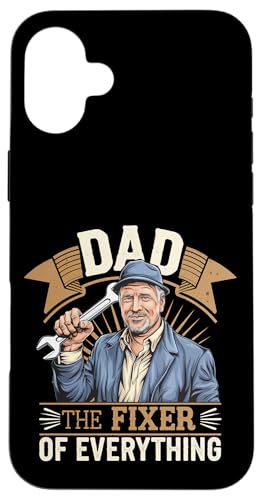 Dad The Fixer Of Everything Pater Craft Handy ------ Hülle für iPhone 16 Plus Dad The Fixer Of Everything Pater Craft Handy ------ Hülle für iPhone 16 Plus von Talentierter Vater-Fixer