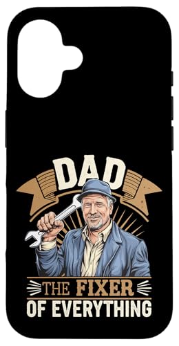 Dad The Fixer Of Everything Pater Craft Handy ------ Hülle für iPhone 16 Dad The Fixer Of Everything Pater Craft Handy ------ Hülle für iPhone 16 von Talentierter Vater-Fixer
