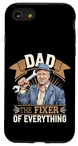Dad The Fixer Of Everything Pater Craft Handy ------ Hülle für iPhone SE (2020) / 7 / 8 von Talentierter Vater-Fixer