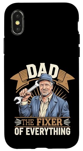 Dad The Fixer Of Everything Pater Craft Handy ------ Hülle für iPhone X/XS Dad The Fixer Of Everything Pater Craft Handy ------ Hülle für iPhone X/XS von Talentierter Vater-Fixer