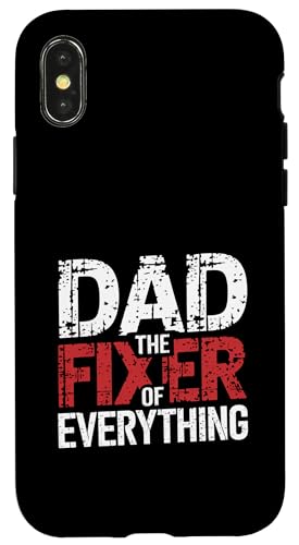 Dad The Fixer Of Everything Vater Craft Handy ---- Hülle für iPhone X/XS Dad The Fixer Of Everything Vater Craft Handy ---- Hülle für iPhone X/XS von Talentierter Vater-Fixer