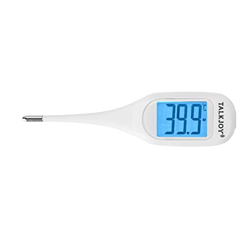 PROFI Sprechendes Fieberthermometer Digitales Thermometer Seniorenthermometer für Blinde oder mit Sehschwäche: Ansage Temperatur & flexible Spitze PROFI Sprechendes Fieberthermometer Digitales Thermometer Seniorenthermometer für Blinde oder mit Sehschwäche: Ansage Temperatur & flexible Spitze von TalkJoy