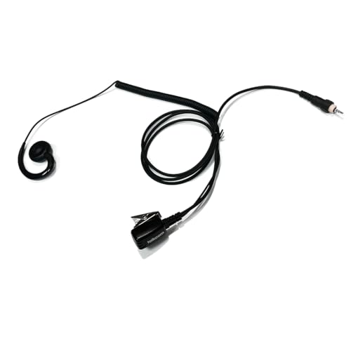 Talkcom Mikro-Kopfhörer Typ C für Motorola CLP, ergonomisches und professionelles Design, Kopfhörer mit Mikrofon, Zubehör für Walkie-Talkie, Kopfhörer Talkcom Mikro-Kopfhörer Typ C für Motorola CLP, ergonomisches und professionelles Design, Kopfhörer mit Mikrofon, Zubehör für Walkie-Talkie, Kopfhörer von Talkcom