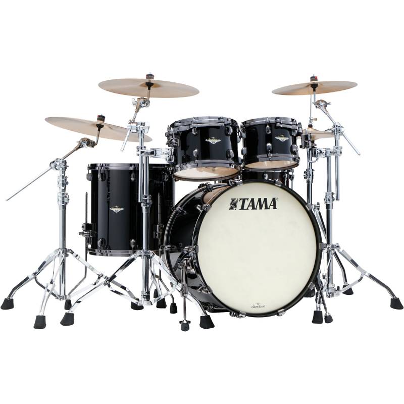 Tama MA42TZBNS-PBK Starclassic Maple Piano Black 4d. shellset zwart vernikkelde hardware von Tama