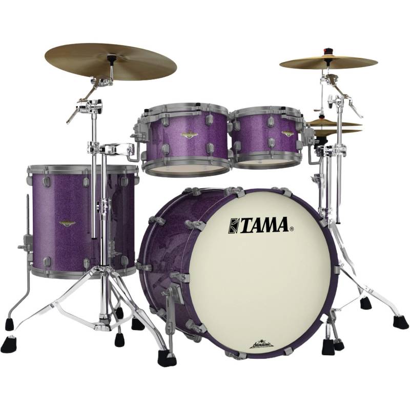 Tama MA42TZUS-DPP Starclassic Maple Deeper Purple 4d. shellset Smoked Black Nickel hardware von Tama