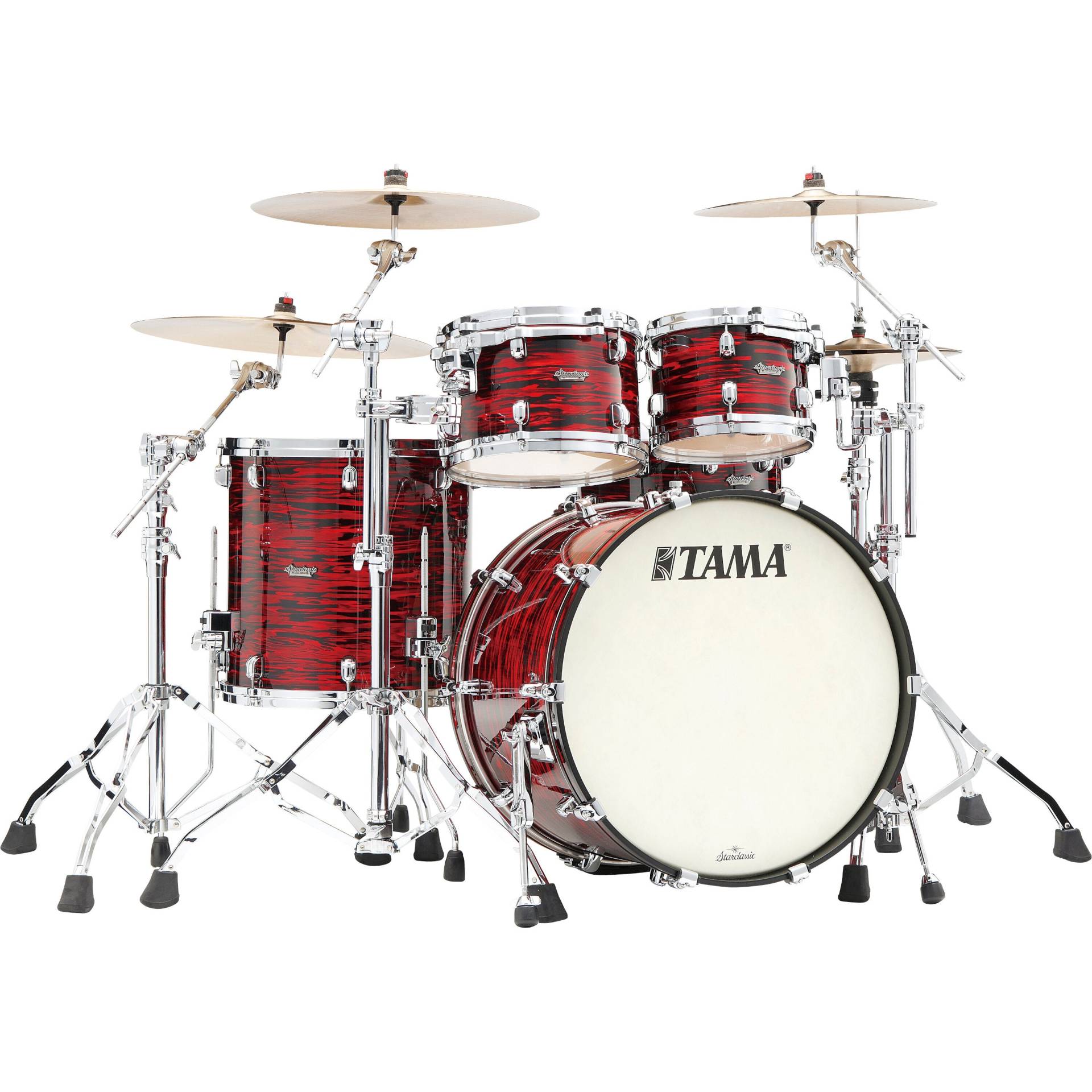 Tama MR42TZS-ROY Starclassic Maple Red Oyster 4-Piece Shell Set Tama MR42TZS-ROY Starclassic Maple Red Oyster 4-Piece Shell Set von Tama
