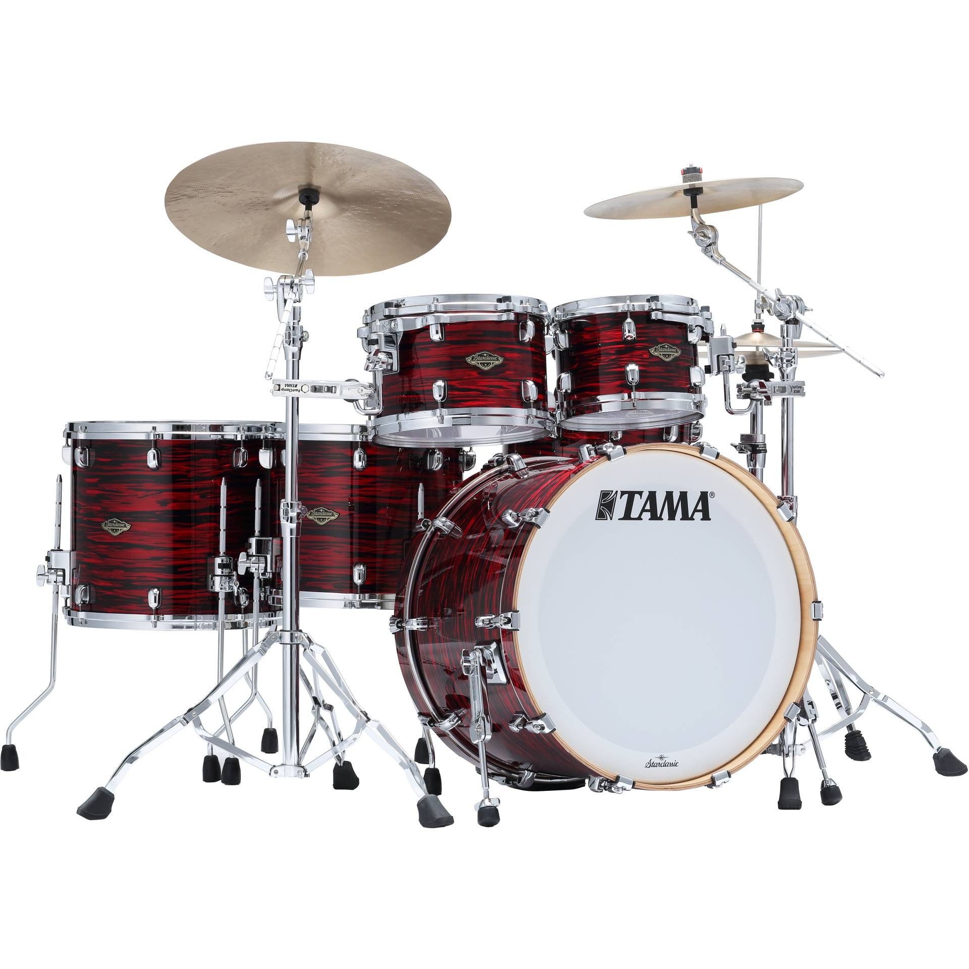 Tama WBR52RZS-ROY Starclassic W/B 5-piece shell set, Red Oyster Tama WBR52RZS-ROY Starclassic W/B 5-piece shell set, Red Oyster von Tama