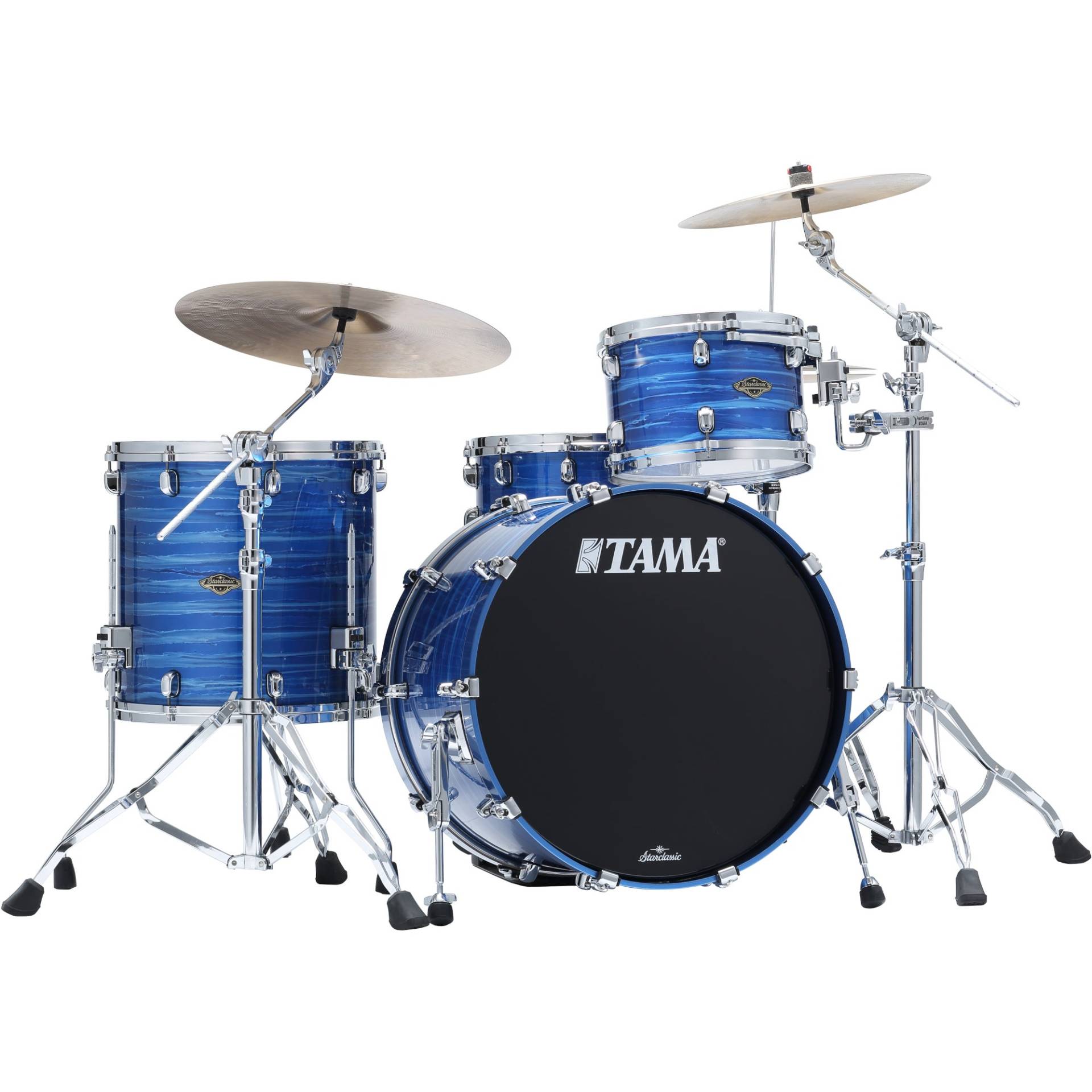 Tama WBS32RZS-LOR Starclassic W/B Ocean Blue Ripple 3-Piece Shell Set Tama WBS32RZS-LOR Starclassic W/B Ocean Blue Ripple 3-Piece Shell Set von Tama