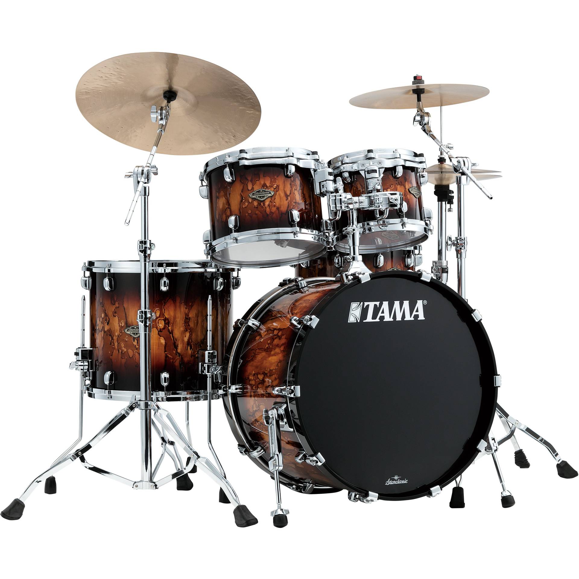 Tama WBS42S-MBR Starclassic W/B 4-piece shell set, Molten Brown Burst Tama WBS42S-MBR Starclassic W/B 4-piece shell set, Molten Brown Burst von Tama