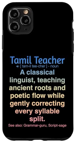 Tamilischer Lehrer Hülle für iPhone 11 Pro Max von Tamil Teacher Gifts & Tees