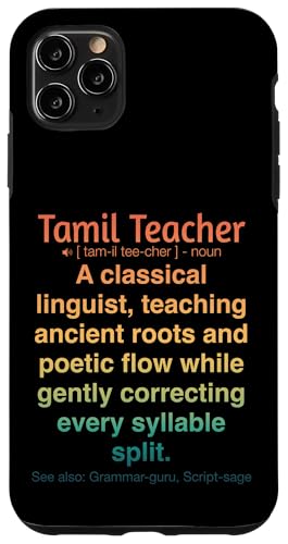 Tamilischer Lehrer Hülle für iPhone 11 Pro Max von Tamil Teacher Gifts & Tees
