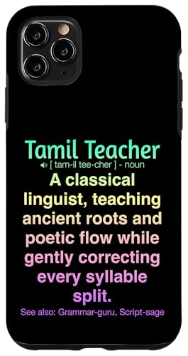 Tamilischer Lehrer Hülle für iPhone 11 Pro Max von Tamil Teacher Gifts & Tees
