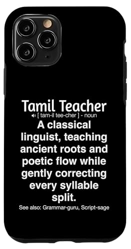 Tamilischer Lehrer Hülle für iPhone 11 Pro von Tamil Teacher Gifts & Tees