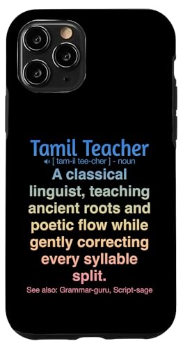 Tamilischer Lehrer Hülle für iPhone 11 Pro von Tamil Teacher Gifts & Tees