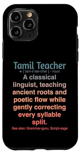 Tamilischer Lehrer Hülle für iPhone 11 Pro von Tamil Teacher Gifts & Tees