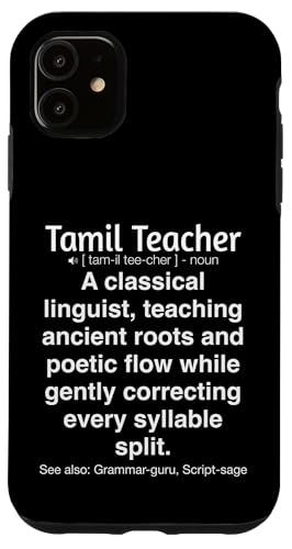 Tamilischer Lehrer Hülle für iPhone 11 von Tamil Teacher Gifts & Tees